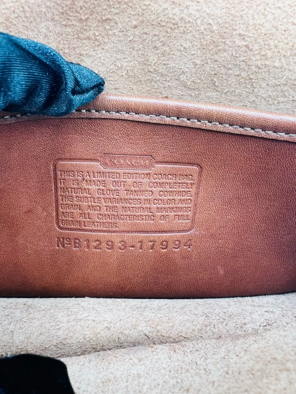 Vintage Coach Pocket Purse